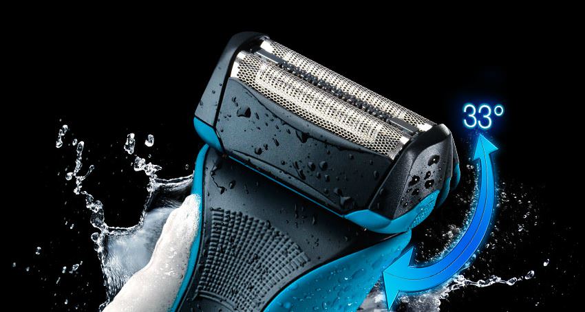 Braun Waterflex Blue head