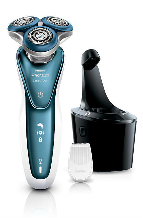 Philips Norelco 7300 Cleaning and Trimmer