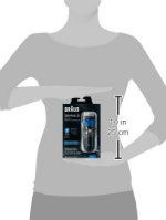 Braun 3 Series 340S-4 Wet & Dry Shaver 100% Waterproof and Fully Washable
