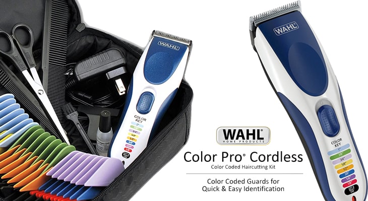 wahl color pro cordless rechargeable hair clipper & trimmer 9649